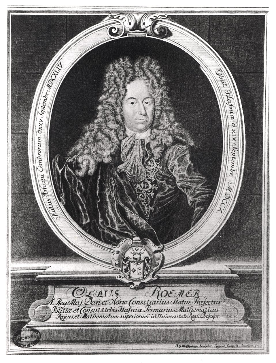 Olaus Romer (1644-1710) af French School