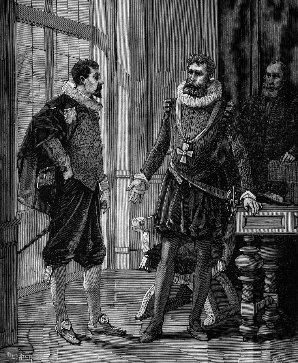 Olivier De Serres (1539 - 1619) fransk agronom med Henrik IV, konge af Frankrig (1553-1610). af French School