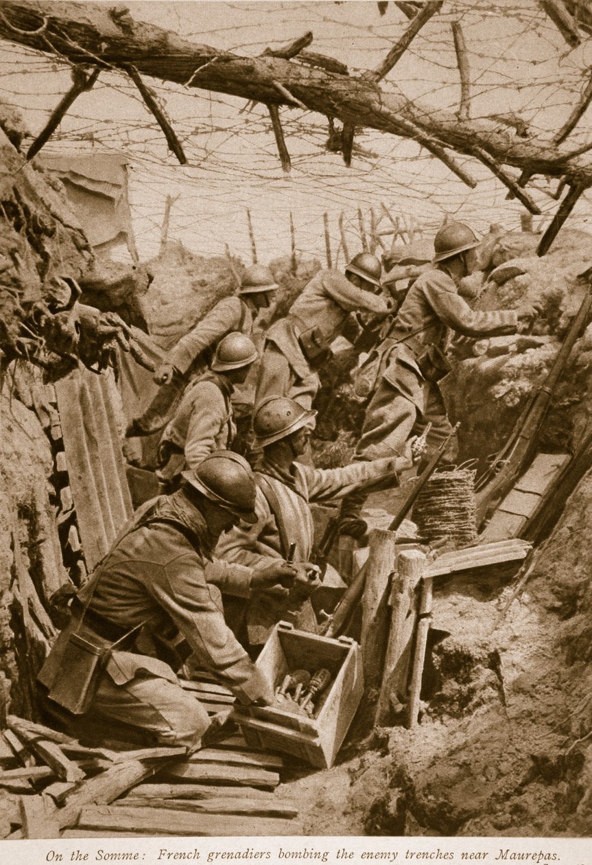 På Somme, 1914-19 af French School