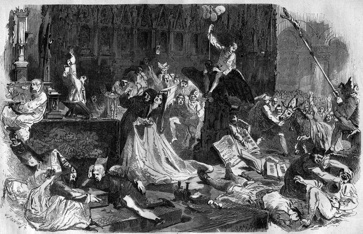 Orviette Burlesque Fest til ære for alterets hellige sakramente. Ifølge ordene fra to nonner Julienne de Mont-Cornillon og Eva kaldet Lièges eneboer, havde pave Urban IV (Jacques Pantaleon (1195-1264) arrangeret denne fest kort før af French School