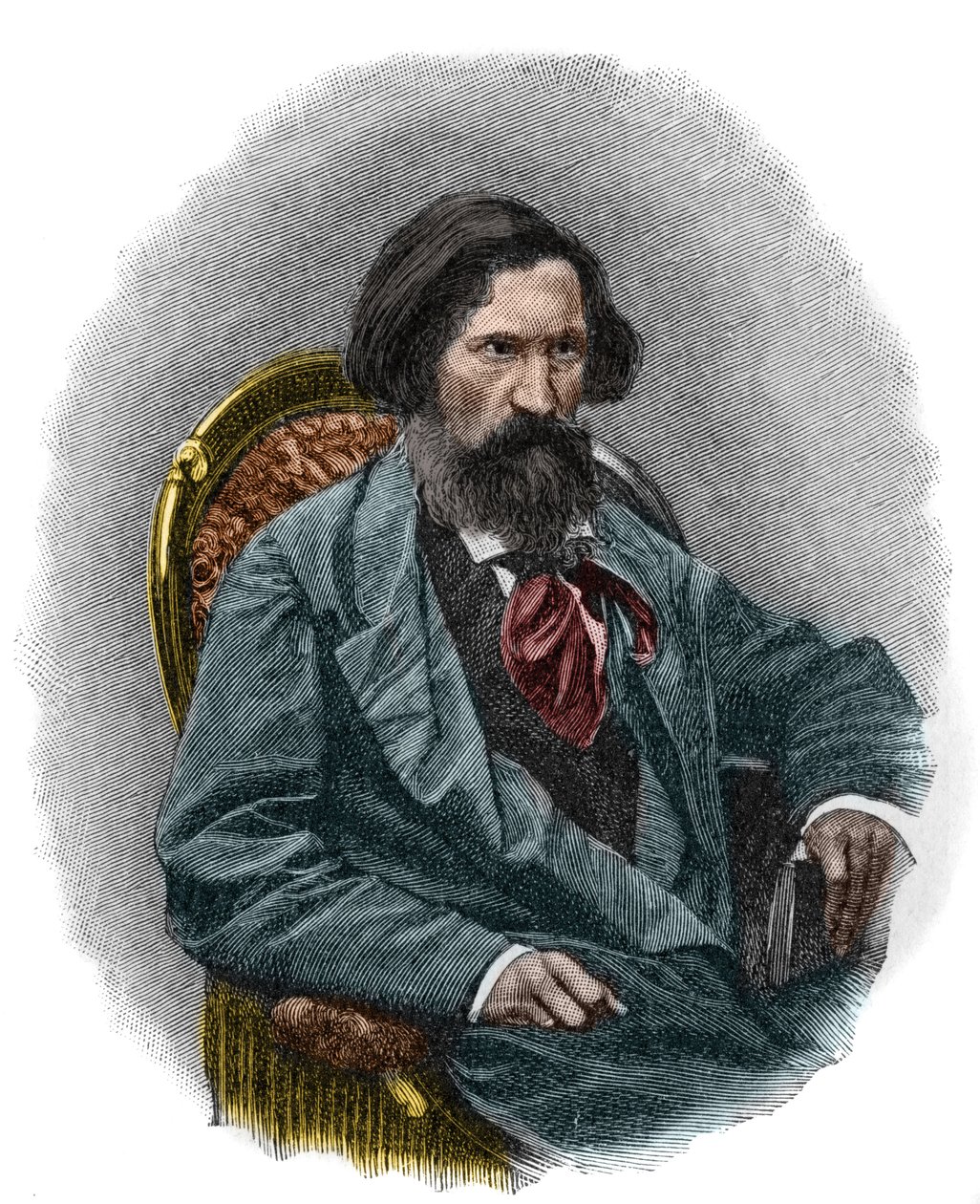 Otto Ludwig (1813-1865) tysk forfatter. af French School