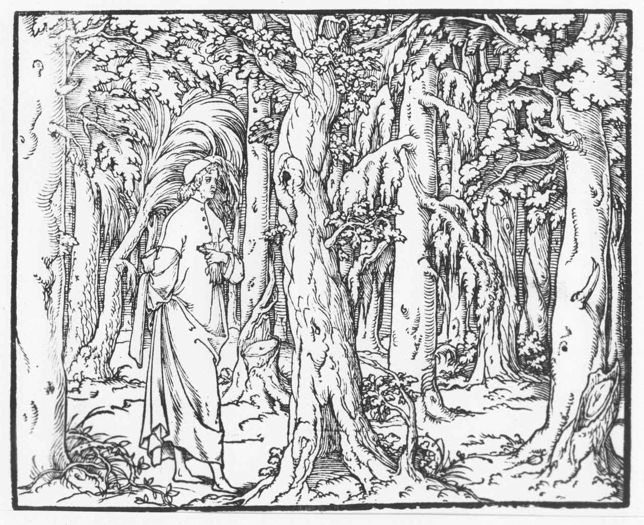 Side fra "Discourse on the Dream of Poliphile", af Francesco Colonna, 1546 af French School