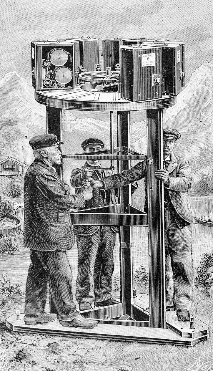 Panorama Cineorama, 1896 af French School