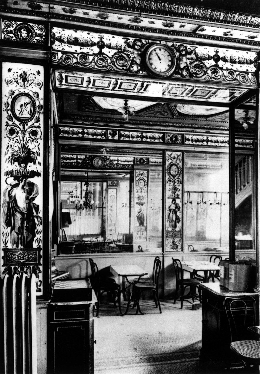 Paris, inde i cafeen, Grand Vefour. af French School