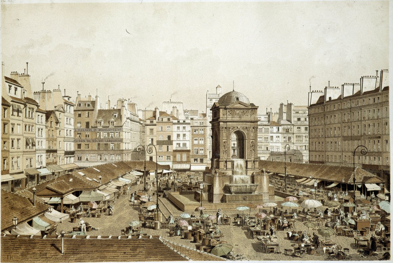 Paris, Marchéen og de uskyldiges fontæne af French School