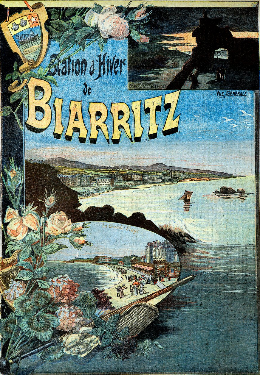 Paris til Orleans Railway Company (PO) - Biarritz Winter Station af French School