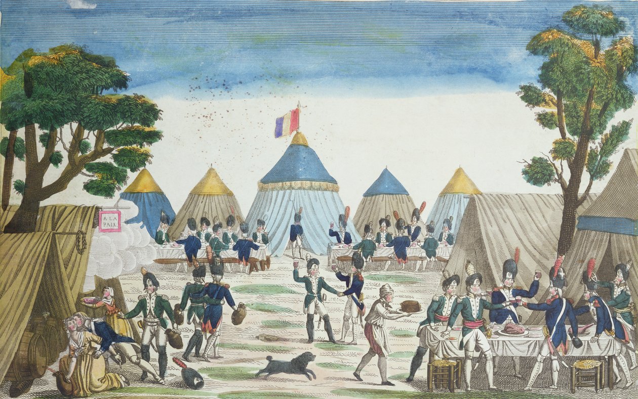 Parti givet til de russiske grenaderer af grenadererne i Grande Armée, 30. juni 1807 af French School