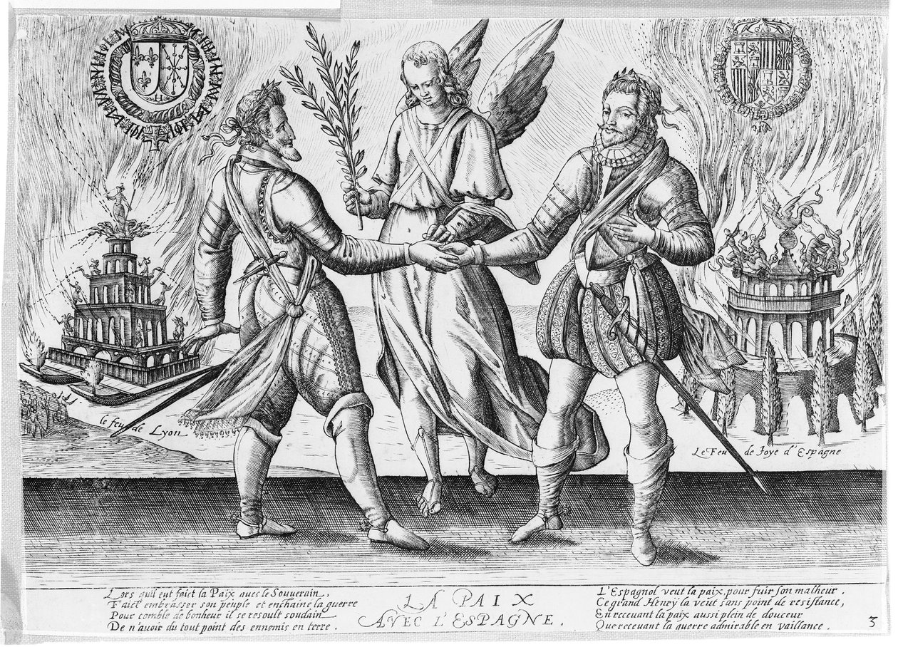 Fred med Spanien, 1598 af French School