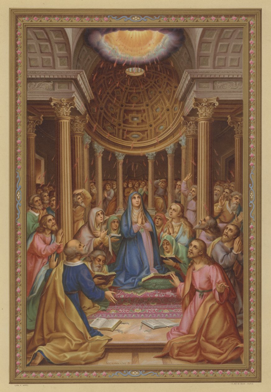 Pinse (chromolitho) af French School