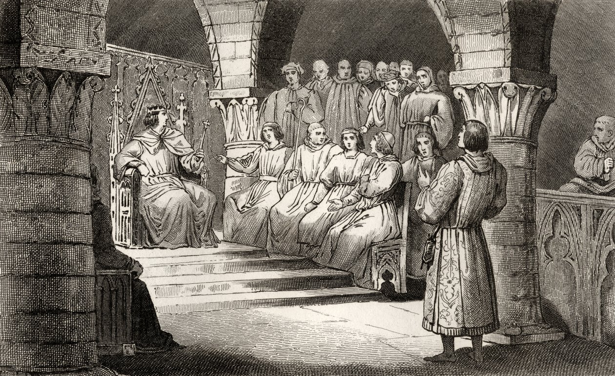 Philippe V (1293-1322) den høje og generalstaterne afviser Jeanne II