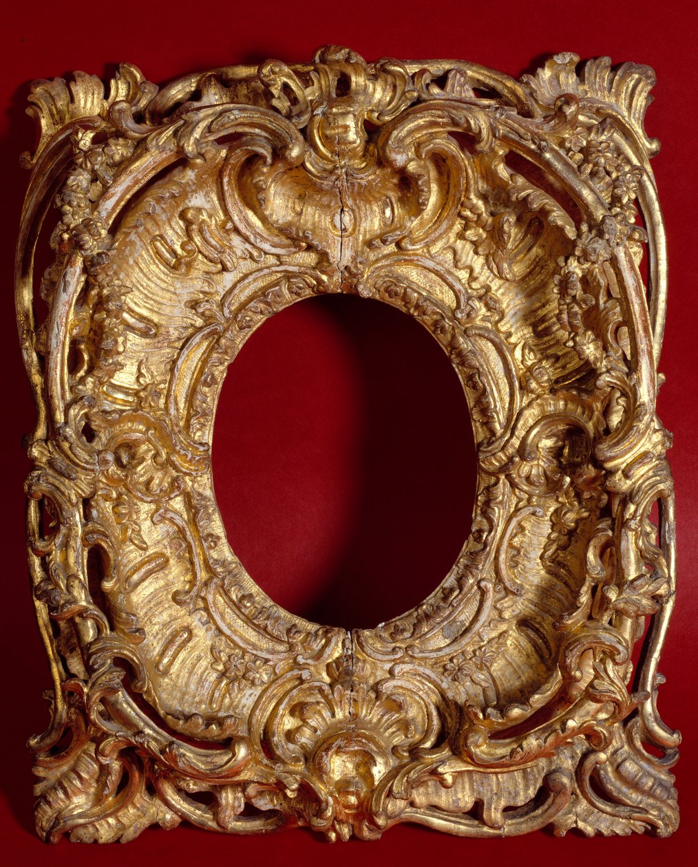 Billedramme i forgyldt træ. Frankrig 1700-tallet. Paris, dekorativ kunst af French School