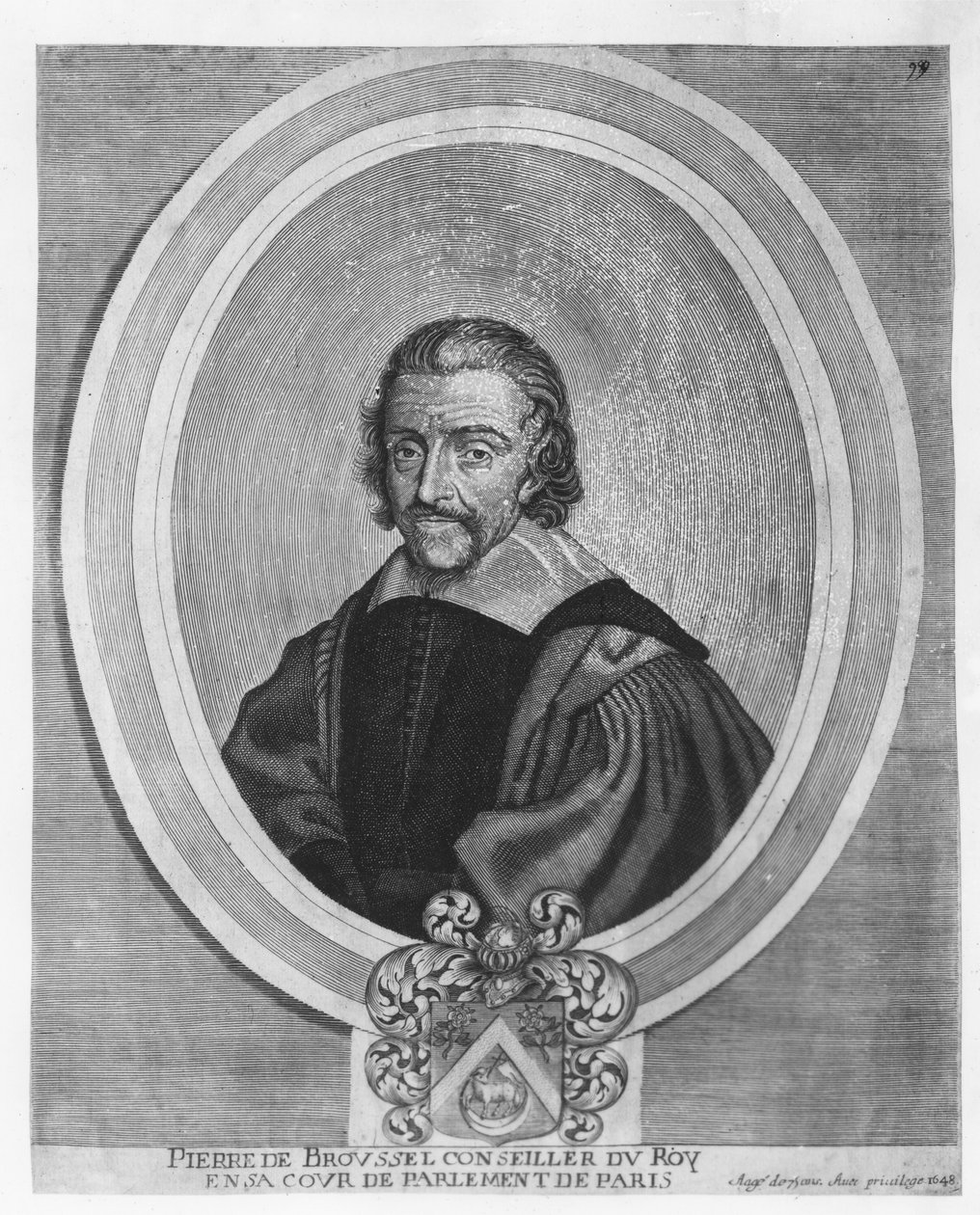 Pierre Broussel (gravering) af French School