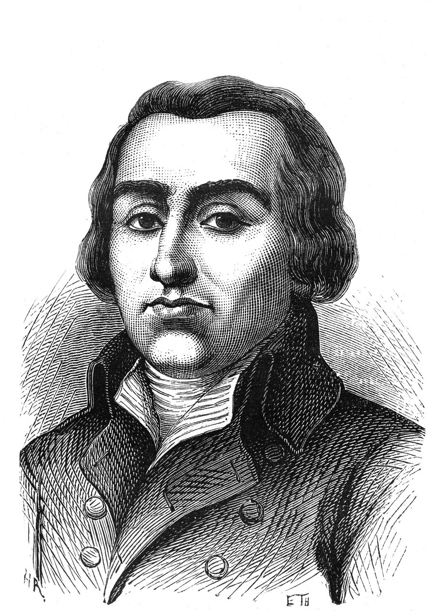 Pierre Joseph CAMBON (1756-1820), negociant i lærred og deputeret ved National Convention - Gravering 1864 af French School