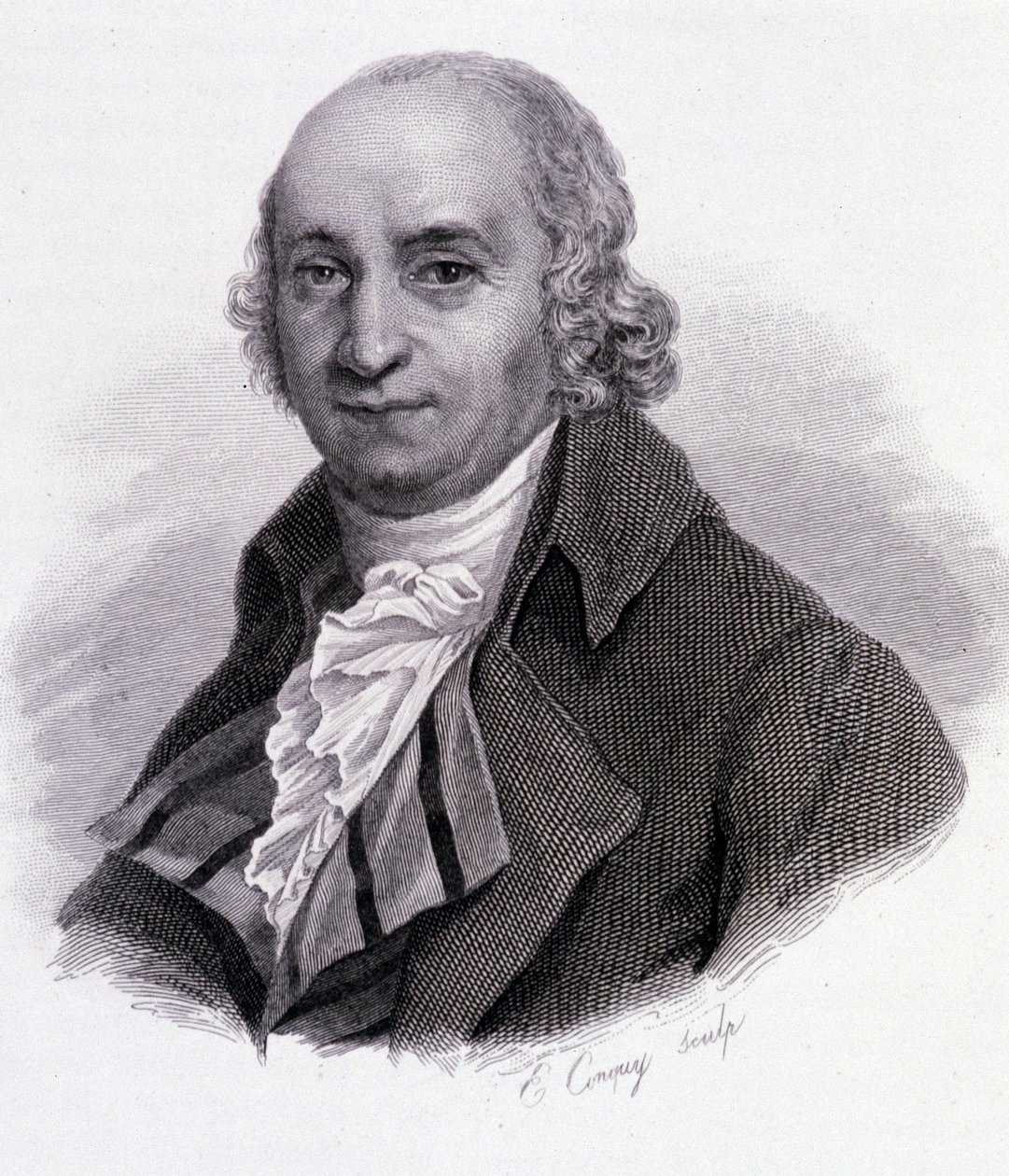 Pierre Samuel Dupont de Nemours (1739-1817) - i "" Portrætter af nyttige mænd"" af French School