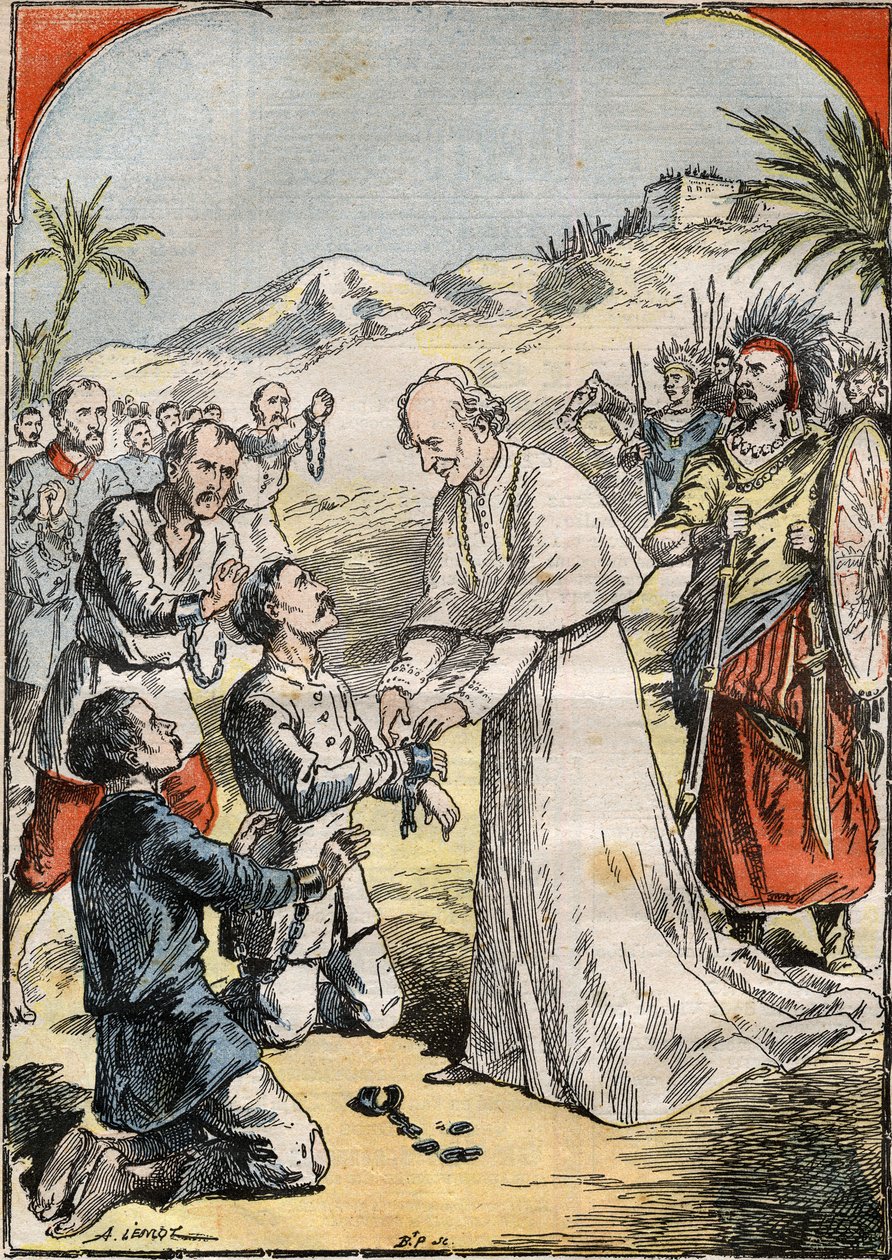 Pave Leo XIII (Leo XIII, Gioacchino Pecci af French School
