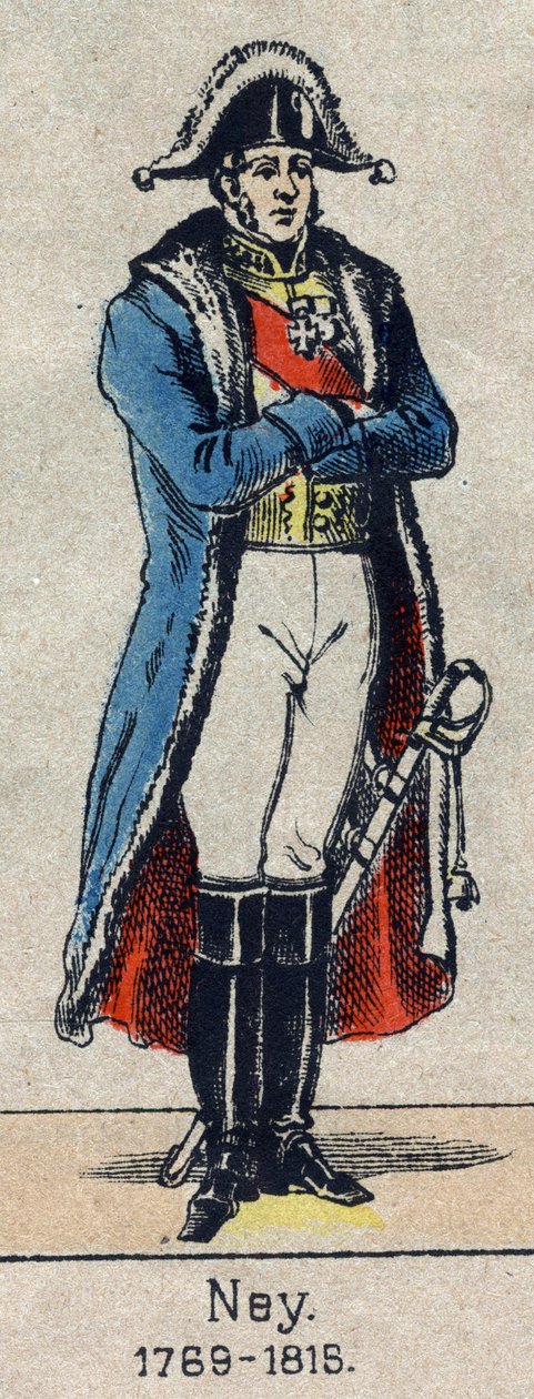 Portræt en pied af Michel Ney (1769-1815) marechal d