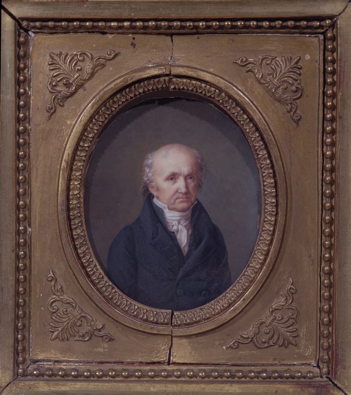 Portræt af Abraham-Louis Breguet (1747-1823) tidligt i det 19. århundrede (panel) af French School