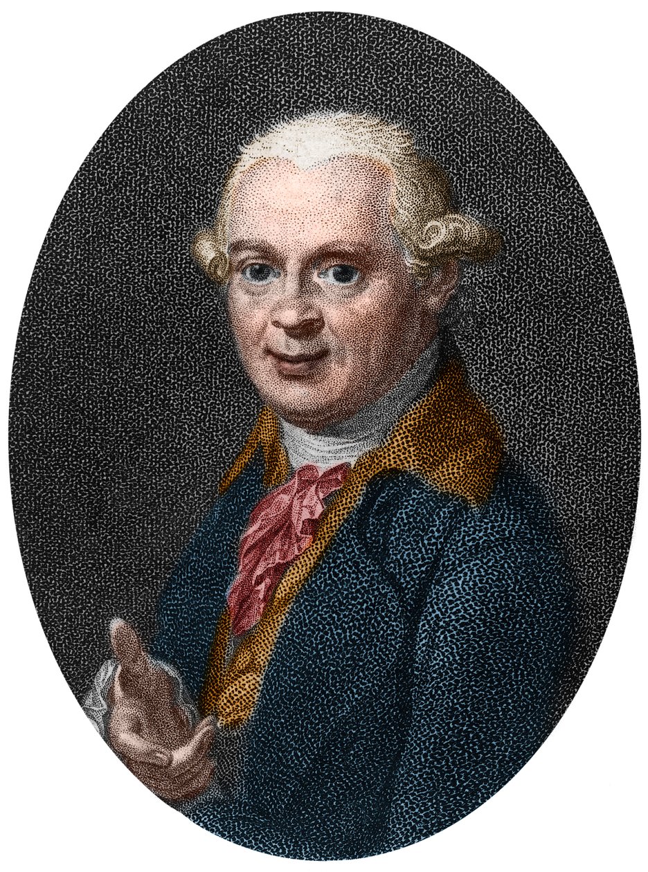 Portræt af Abraham Gottlob Werner (1750-1817), tysk geolog af French School
