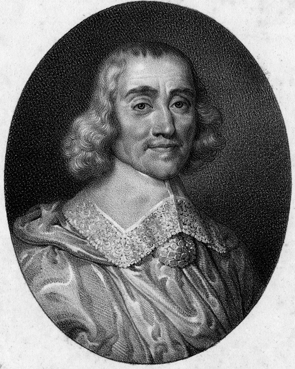 Portræt af Abraham de Fabert (1599-1662), Marechal af Frankrig. af French School