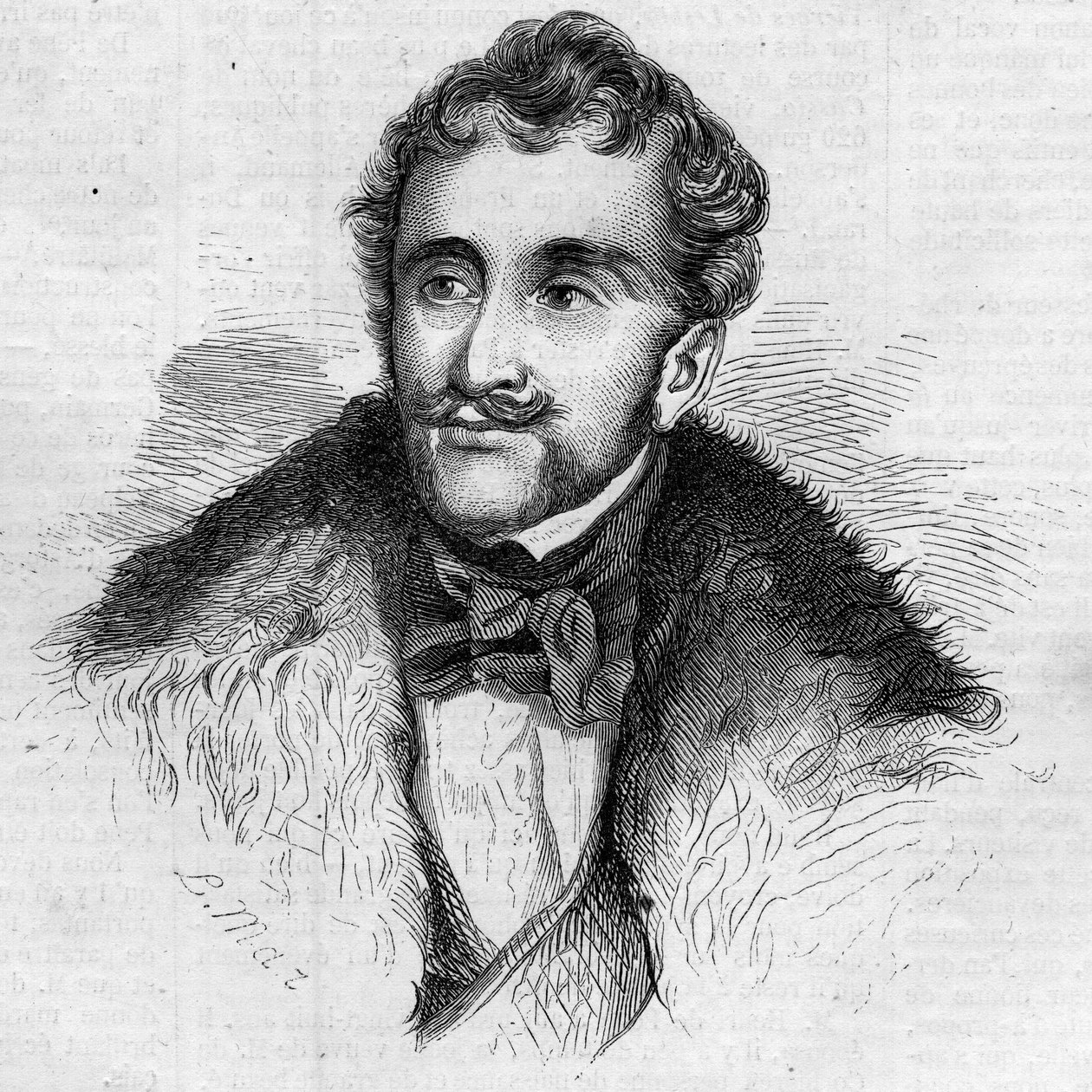 Portræt af Alexander Demetrius Ghika (Alexandru Ghica af French School