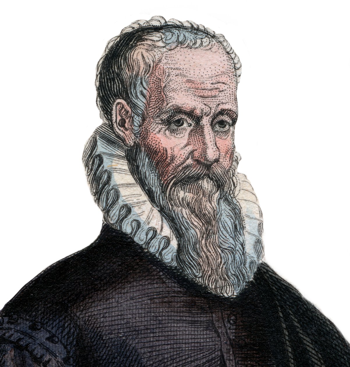 Portræt af Ambroise Pare (1509-1590), fransk kirurg. af French School