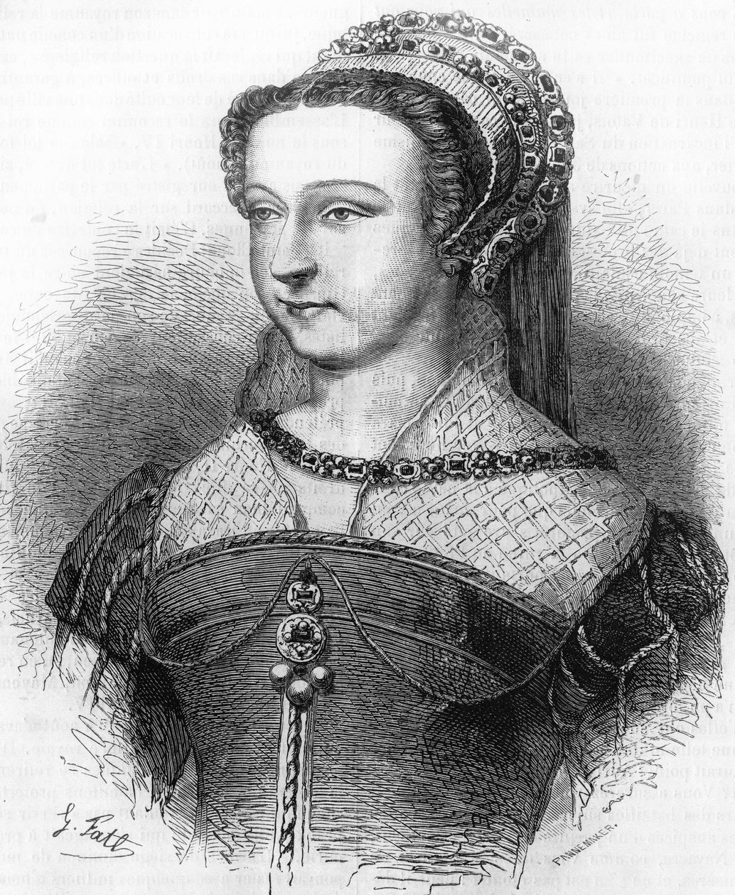 Portræt af Anne d