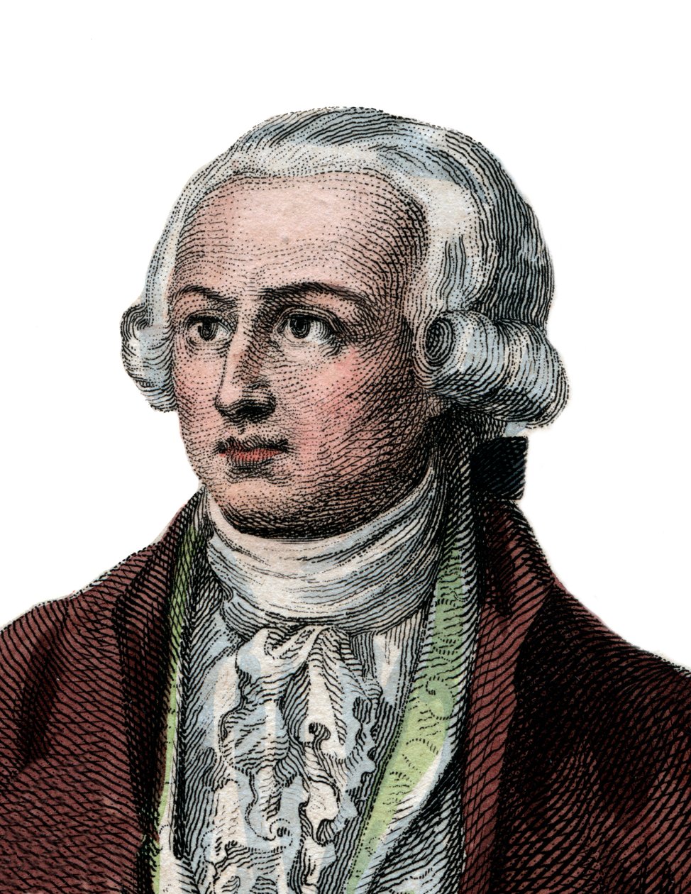 Portræt af Antoine Laurent de Lavoisier (1743-1794), fransk kemiker. af French School