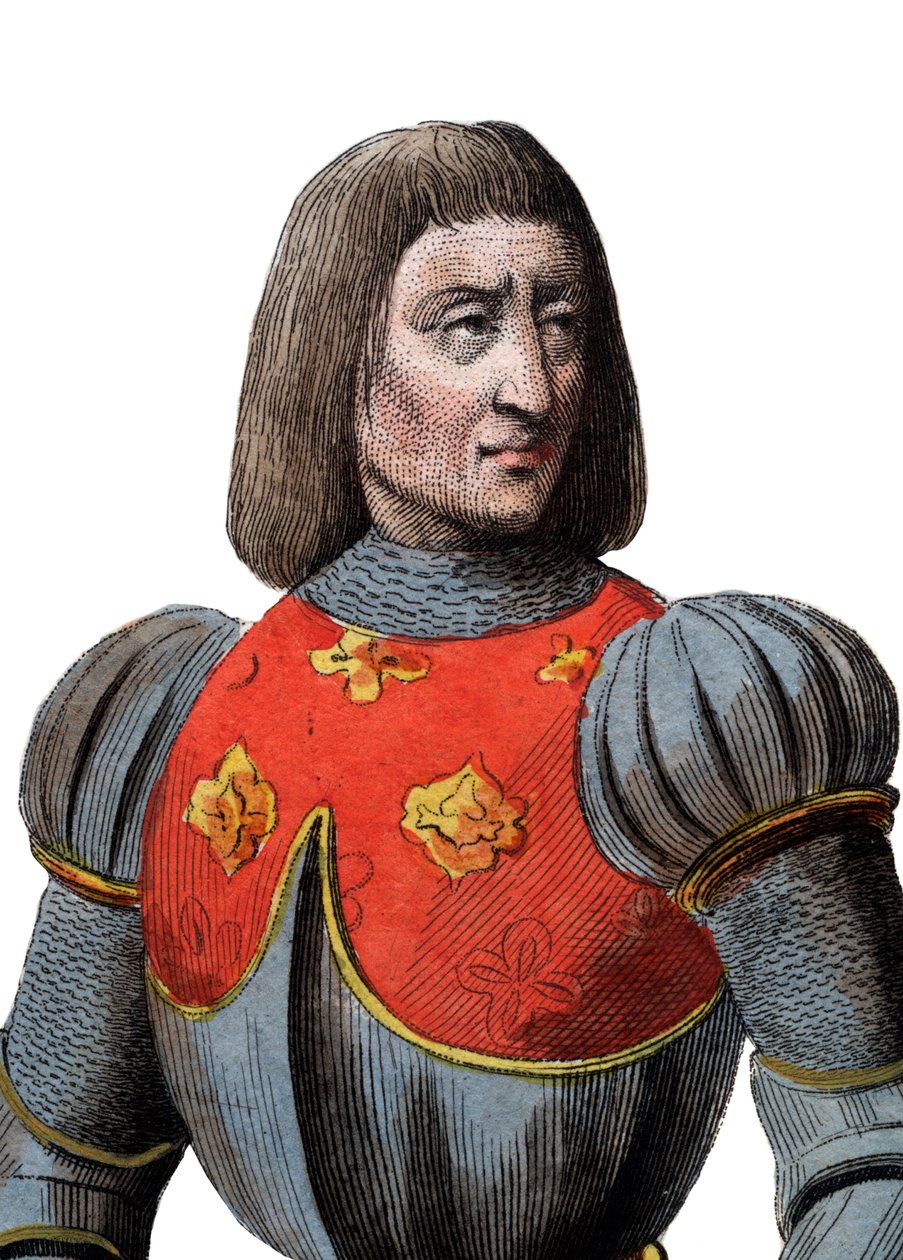 Portræt af Arthur III hertug af Bretagne (1393-1458), fransk konstabel. af French School