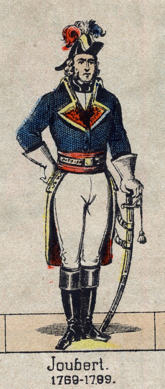 Portræt af Barthelemy Catherine Joubert. General francais (Pont-de-Vaux, Ain af French School