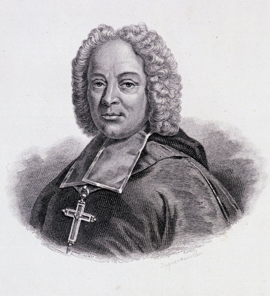 Portræt af Belsunce de Castelmoron, fransk prælat (1670 - 1755) af French School