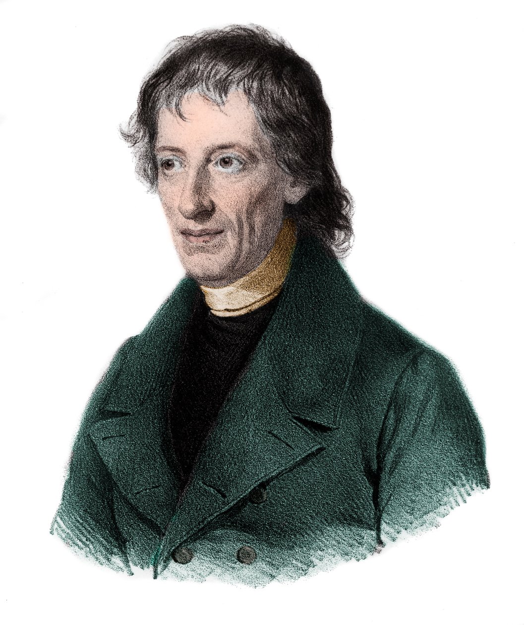 Portræt af Bernhard Placidus Johann Nepomuk Bolzano (1781-1848), bøhmisk matematiker, logiker, filosof, teolog. af French School