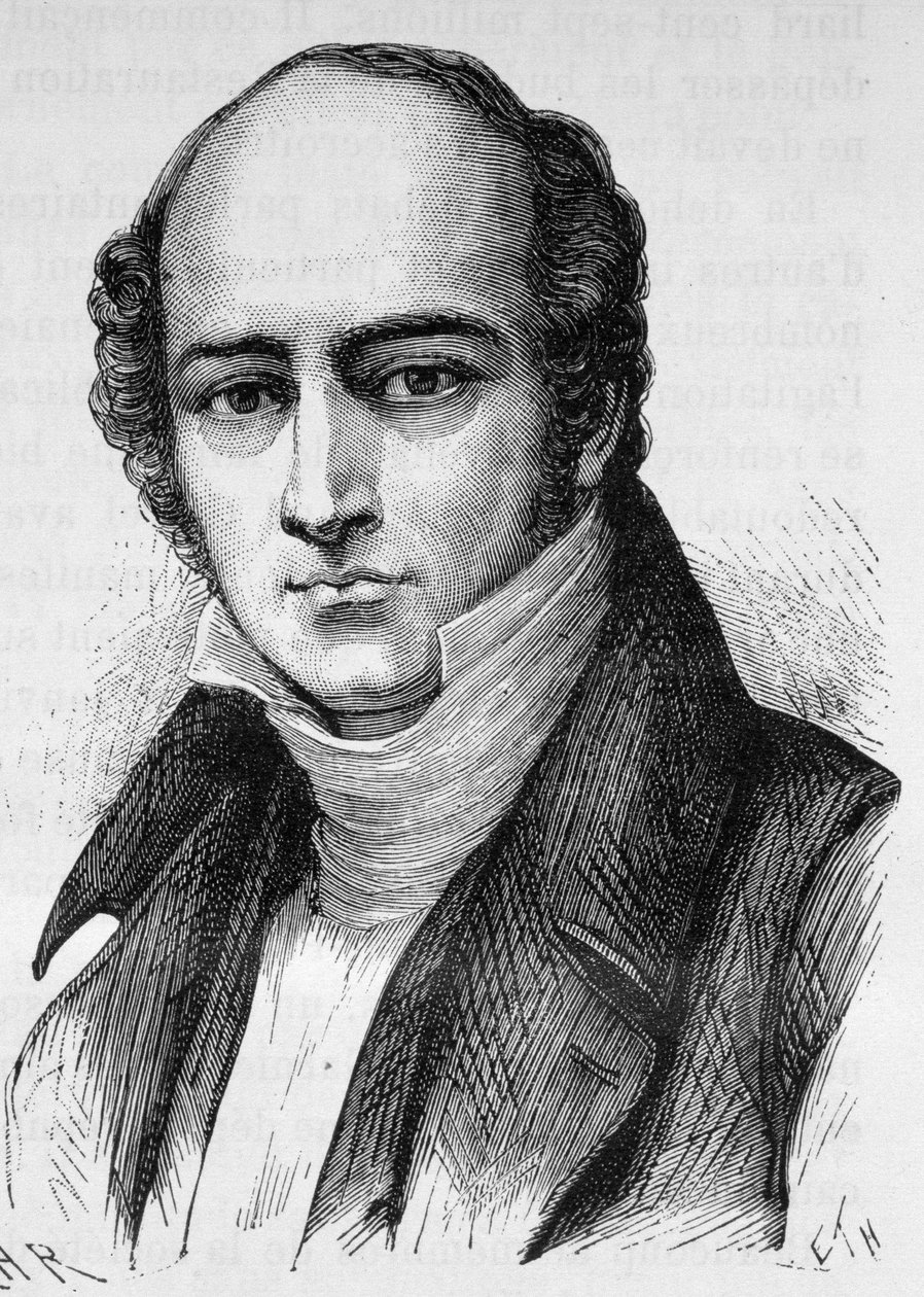 Portræt af Camille Hyacinthe Odilon Barrot (1791-1873), fransk politiker - i "" L
