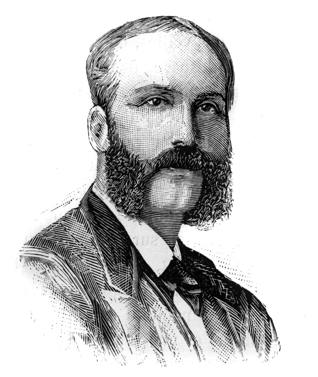 Portræt af Charles Baihaut (1843-1917), fransk politiker. Indgravering i ""The Illustrated World"", 16. januar af French School