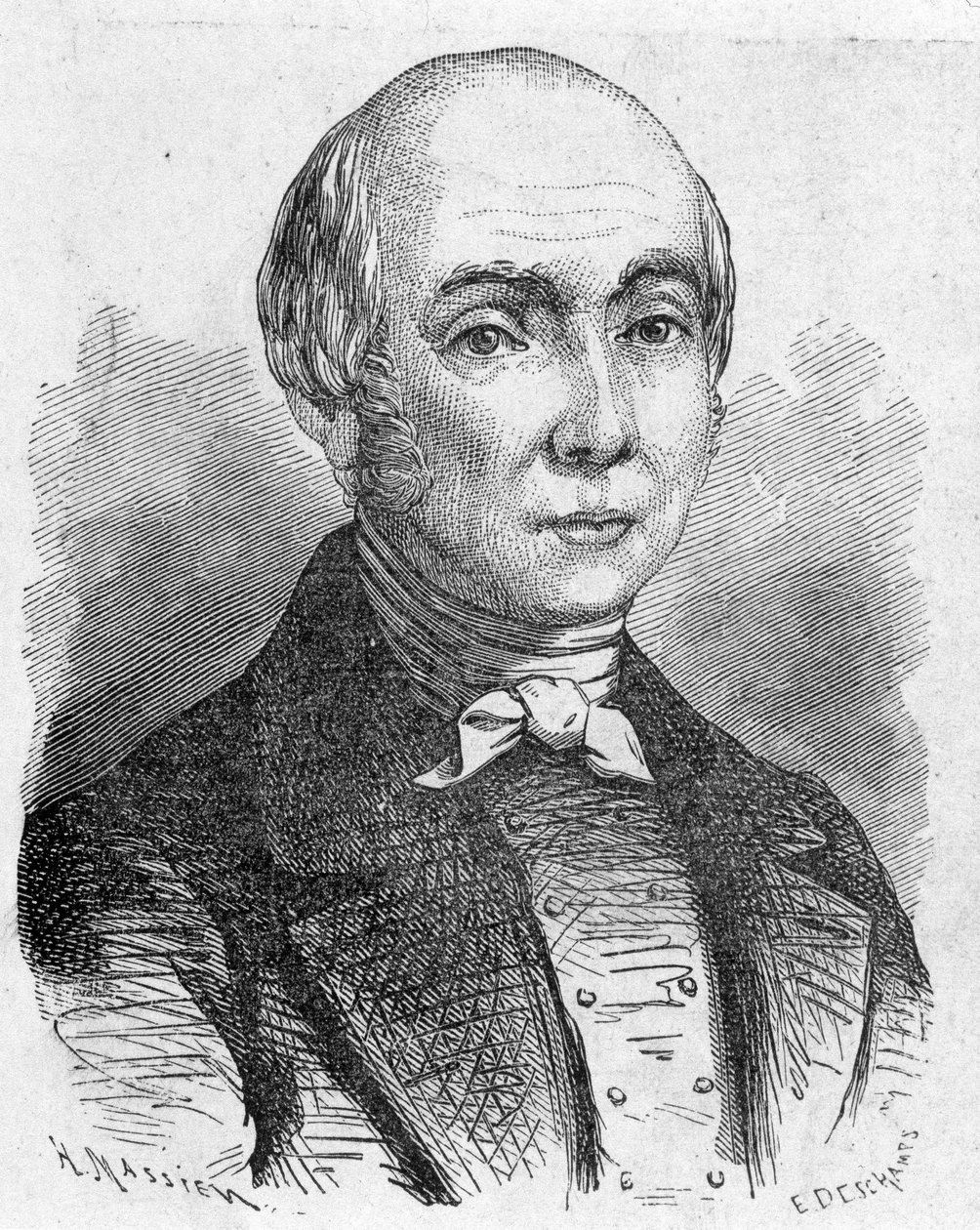 Portræt af Charles Dallery (1754 - 1835), - i "" Album of Science; berømte lærde; Store opdagelser””” 1896. af French School