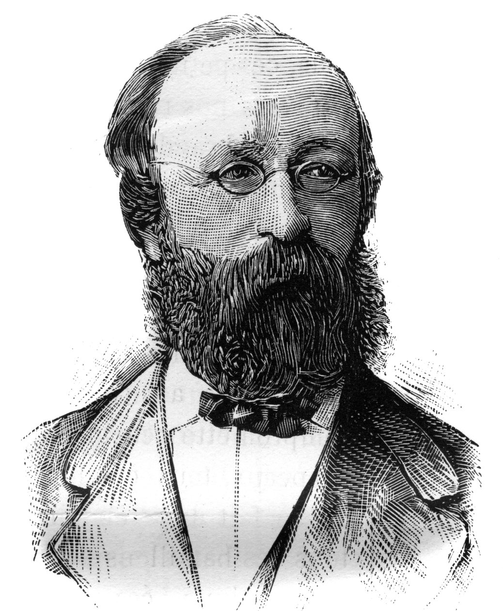 Portræt af Charles Demole (1828-1908), fransk politiker. Indgravering i ""The Illustrated World"", 16. januar af French School