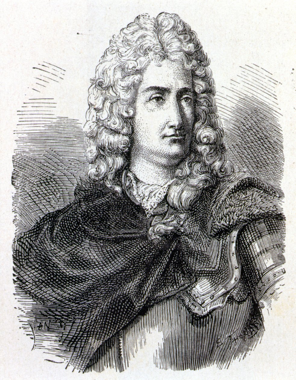 Portræt af Charles François Du Fay (Dufay?) (1698 - 1739), fransk kemiker og fysiker - i "" Album de la Science; berømte videnskabsmænd; Store opdagelser””” 1896. af French School