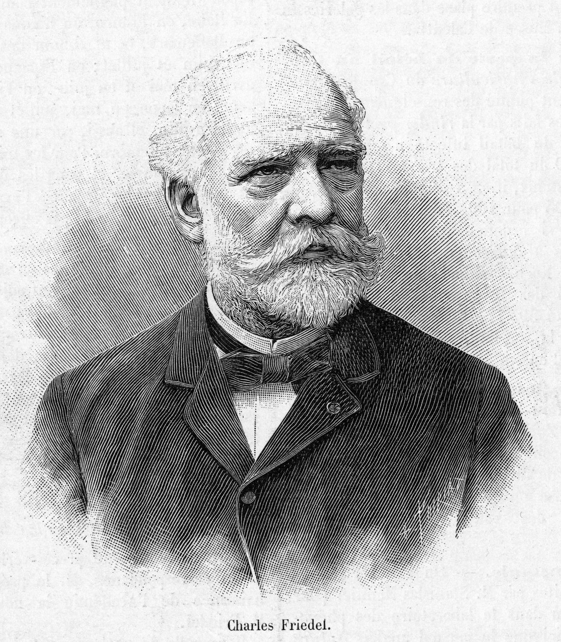 Portræt af Charles Friedel (1832-1899), fransk kemiker og mineralog. af French School