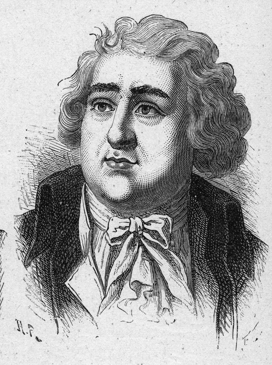 Portræt af Charles James Fox (1749-1806), britisk statsmand. Stik fra 1889. Privat samling. af French School