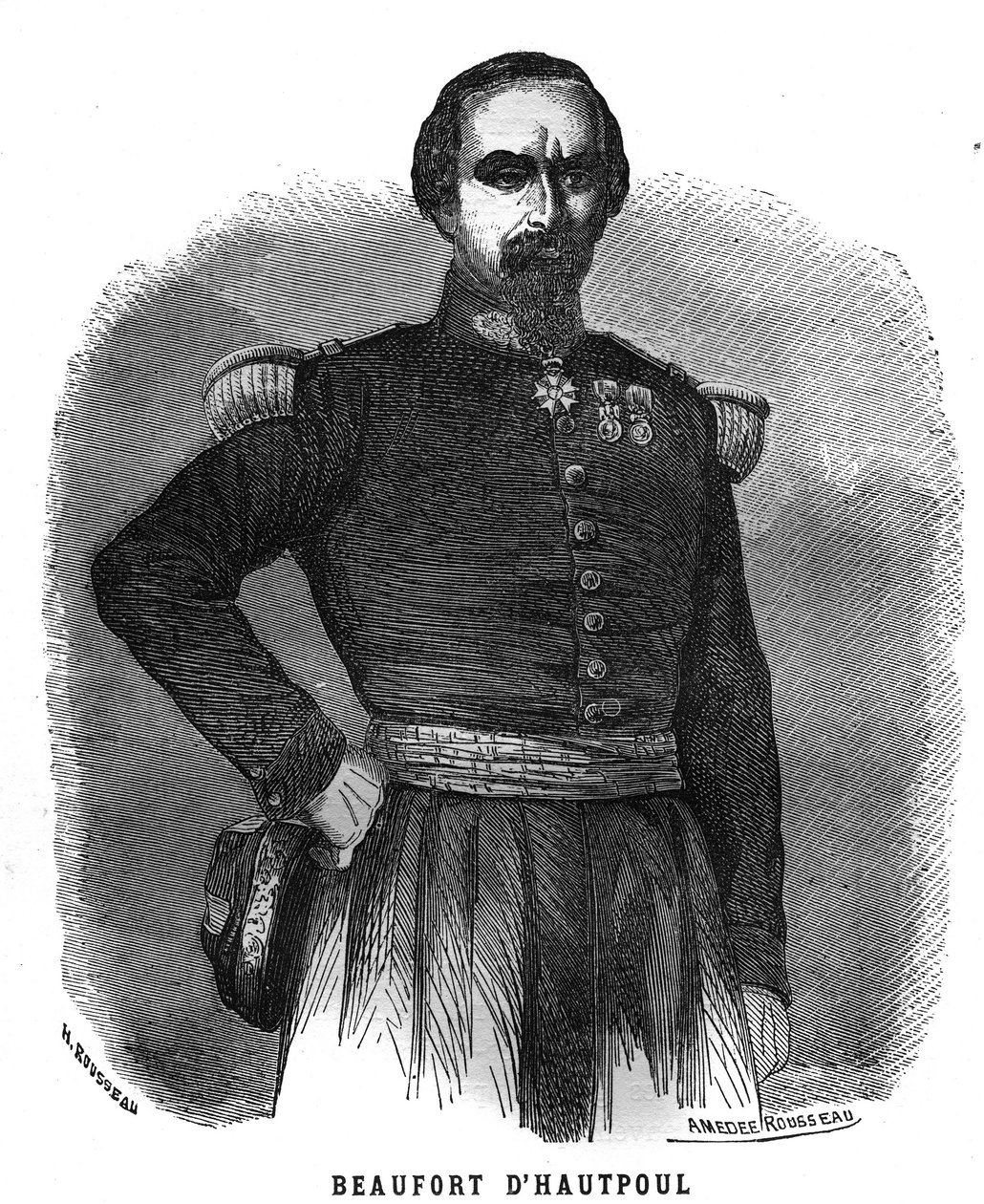 Portræt af Charles Marie Napoleon de Beaufort d