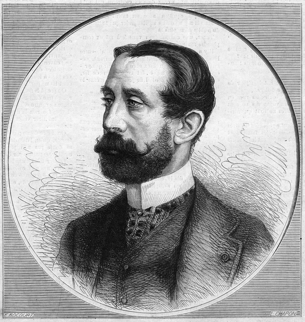 Portræt af Charles Raymond La Croix de Chevrieres de Saint-Vallier (greve af Saint Vallier af French School