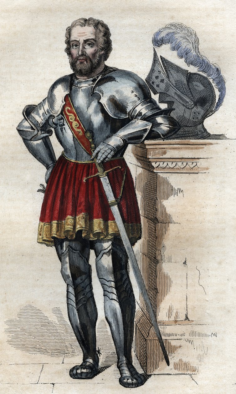 Portræt af Chevalier de Bayard (1475-1524), fransk soldat. af French School