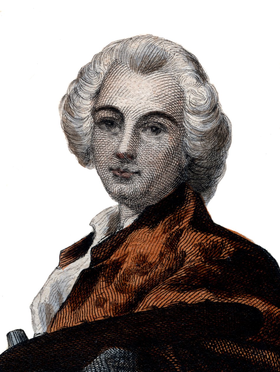 Portræt af Claude Joseph Vernet (1714-1789), fransk maler. af French School