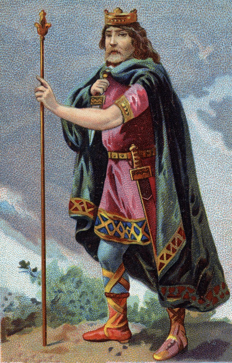 Portræt af Clotaire (Clothaire) I, kongen af frankerne af 511a 561). af French School