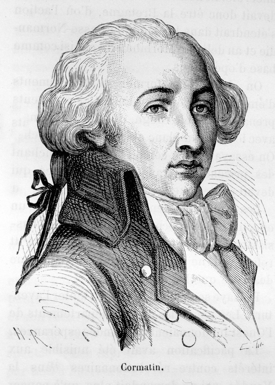 Portræt af Cormatin, en af ​​cheferne for chouanneriet (1750-1812) - i ""L