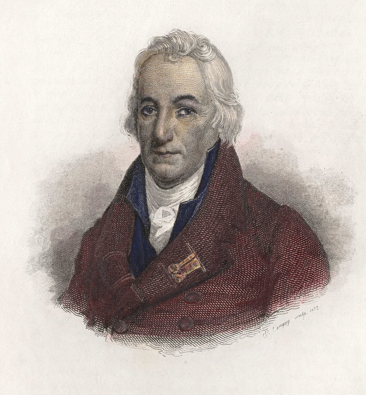 Portræt af grev Claude Berthollet (1748-1822), fransk kemiker. i "Portraits des Hommes Useful" af French School
