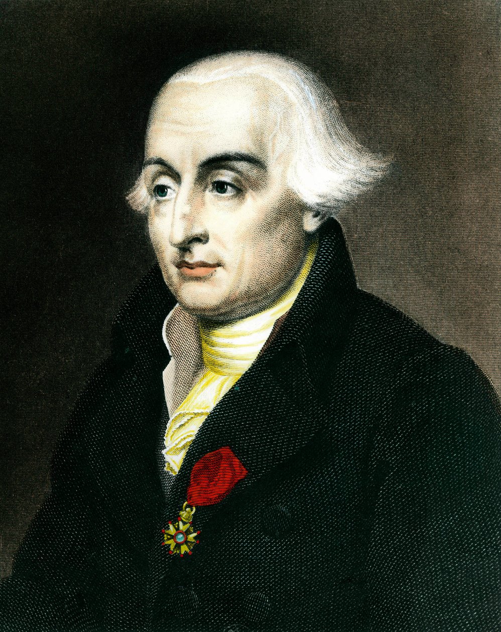 Portræt af grev Joseph Louis de Lagrange (1736-1813), fransk matematiker. Indgravering af 1800-tallets Collection Particuliere af French School
