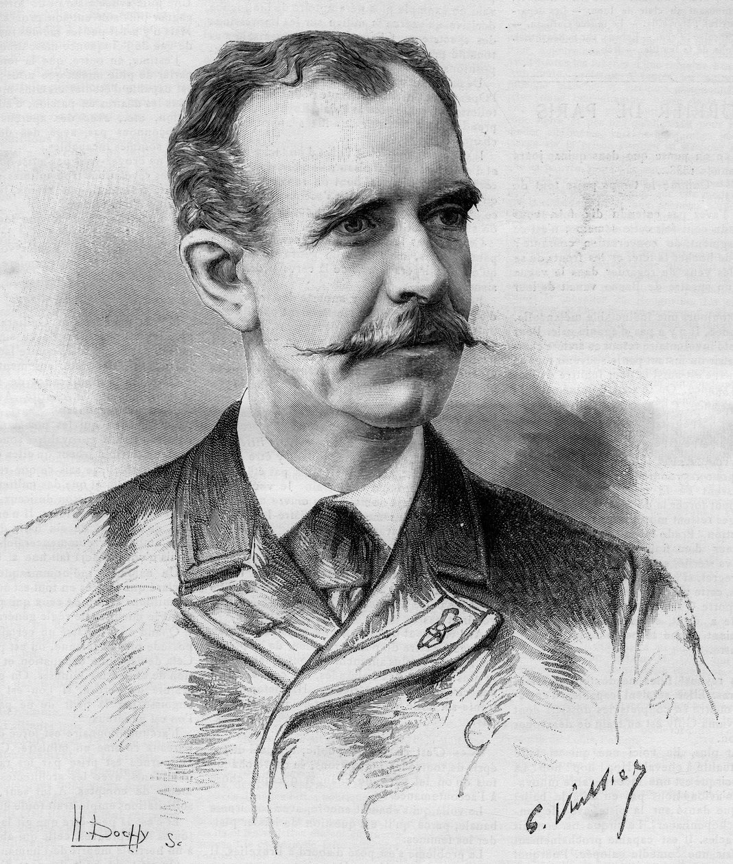 Portræt af grev Paul Gabriel Othenin d