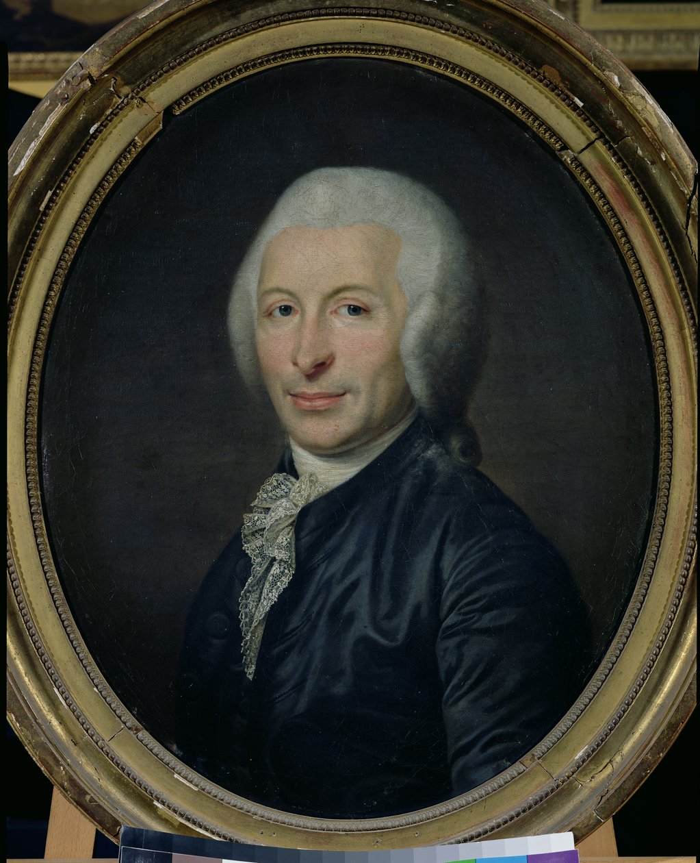 Portræt af doktor Joseph-Ignace Guillotin (1738-1814) (olie på lærred) af French School