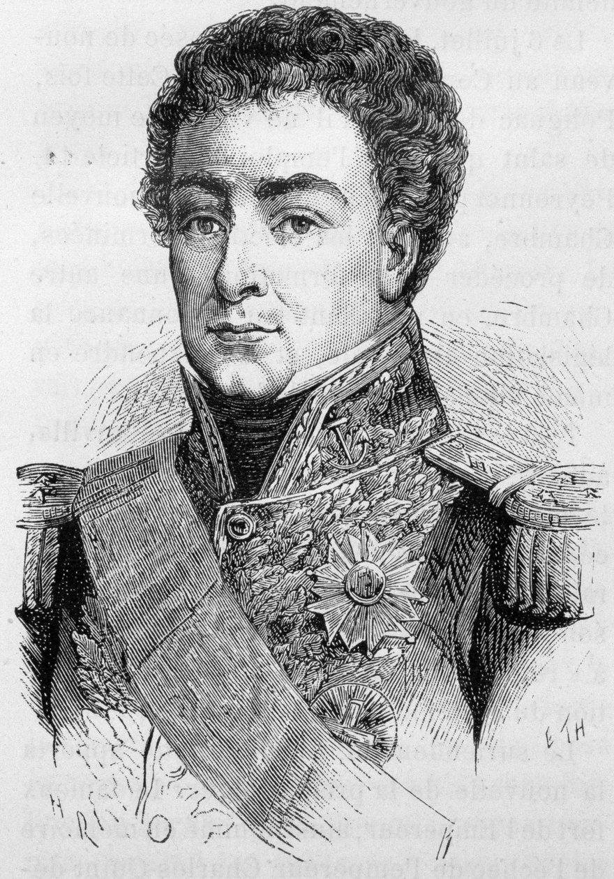 Portræt af Duperré, admiral og Peer af Frankrig (1775 - 1846) - i "" L