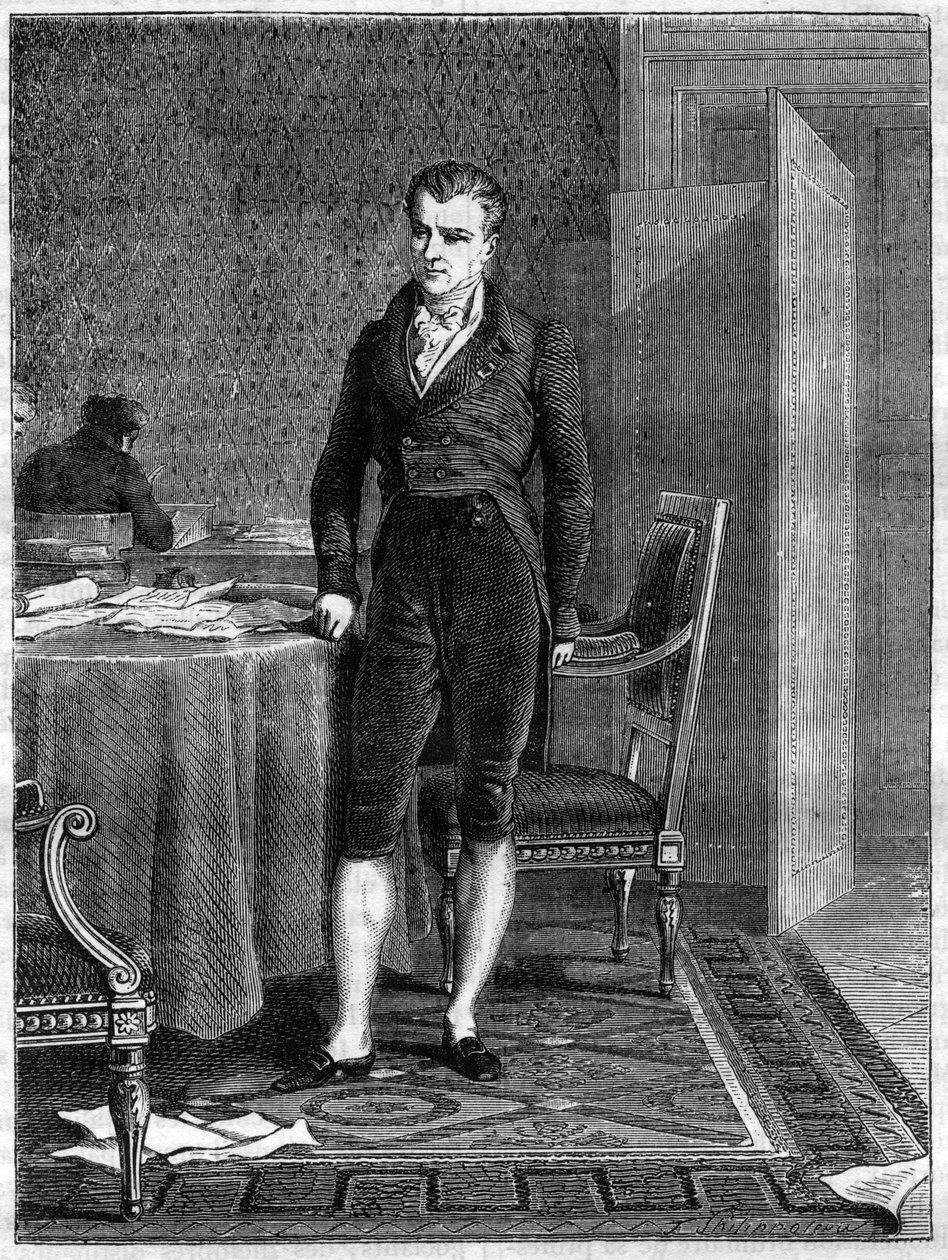 Portræt af EMMERICH JOSEPH, hertug af DALBERG Fransk-tysk statsmand (1773-1833) - Portræt af Emmerich Joseph hertug af Dalberg (1773-1833) tysk diplomat og fransk politiker - i "Histoire de l